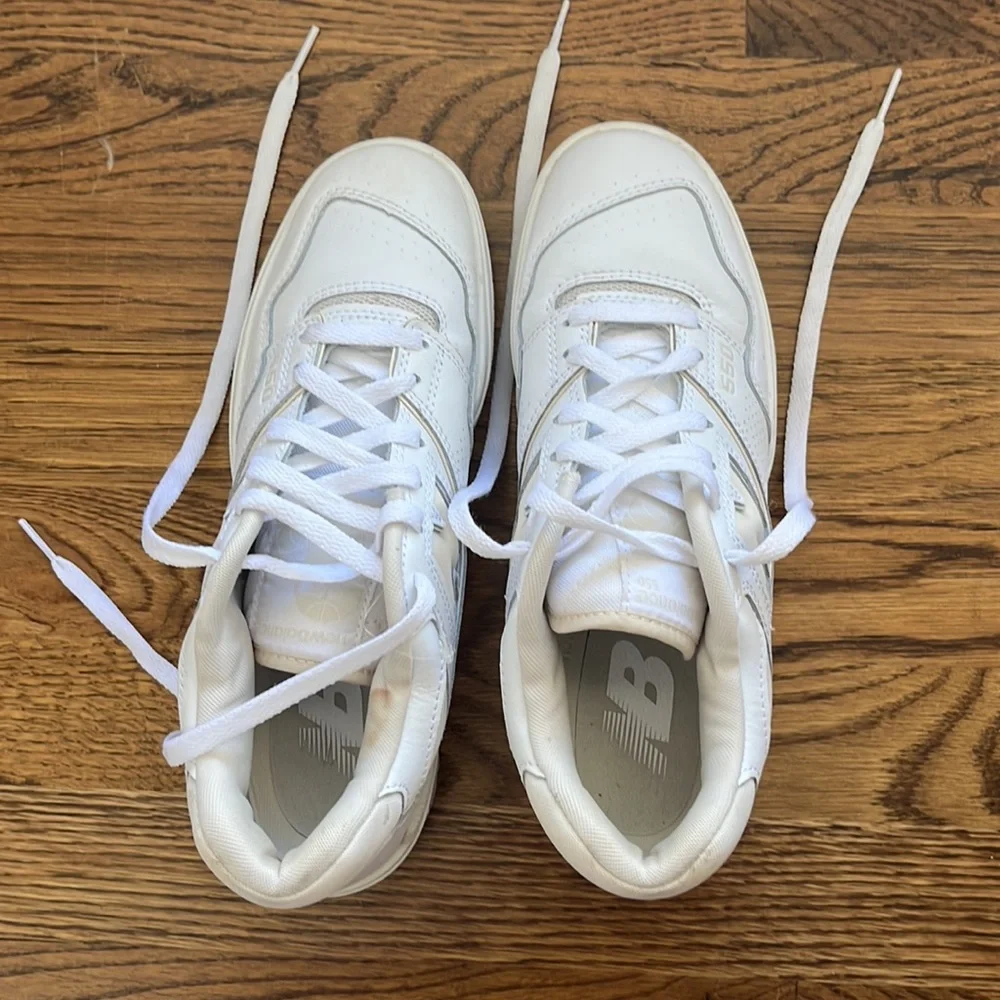 NEW BALANCE 550’s White/Birch - Picture 5 of 7